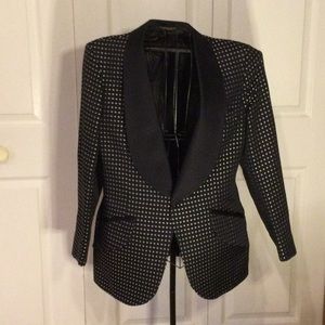 Vintage Mens Silk Tuxedo Jacket
